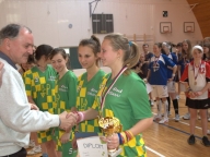 10.3.2012 Liga žákyň, vítězky soutěže, Lužice