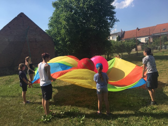 Kin Ball-malý+velký, padák